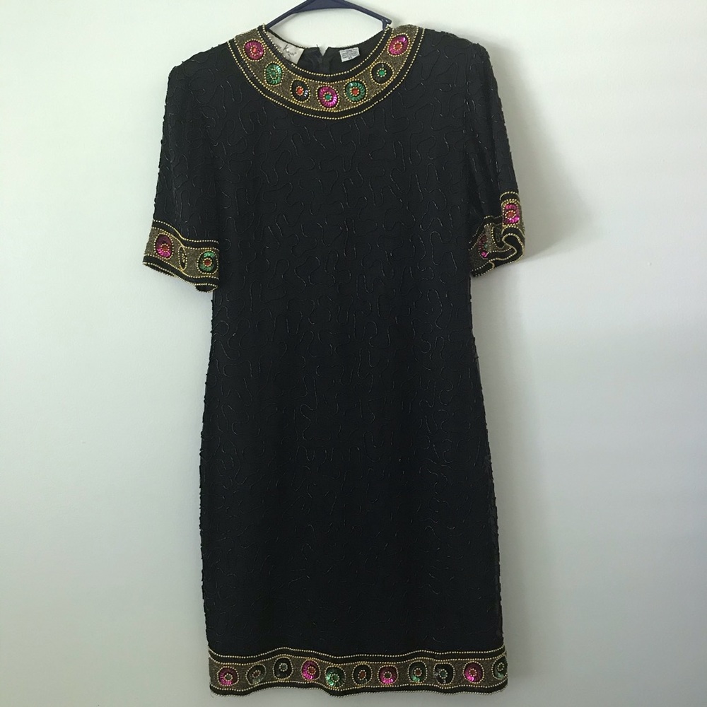 Beautiful Lawrence Kozar Dress👗w/sequin & beads